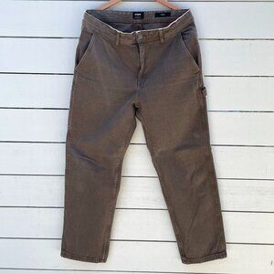 Men's CottonOn Baggy fit Carpenter Jeans, Brown, size 34